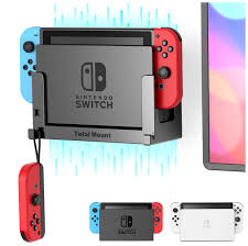 Uchwyt ścienny TotalMount do Nintendo Switch z poziomicą i zarządzaniem ciepłem