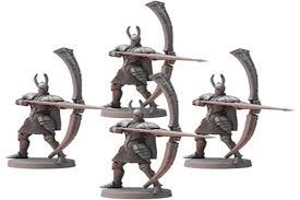 Miniatury i Karty: Silver Knight Greatbowmen do Dark Souls RPG