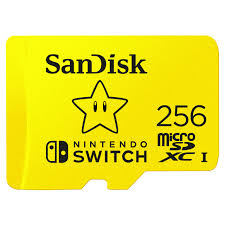 Karta Pamięci SanDisk 256 GB microSD Żółta
