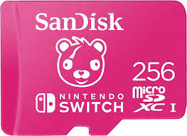 Sandisk Fortnite 256GB MicroSD - Różowy