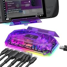 JSAUX Stacja Dokująca RGB dla Steam Deck (OLED)/ROG