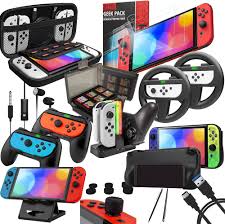Orzly Geek Pack: Akcesoria do Nintendo Switch
