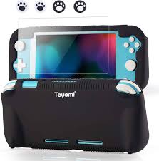 Etui silikonowe Teyomi do Nintendo Switch Lite z folią ochronną i nakładkami na joystick