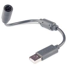 Kabel USB do Xbox 360 - Adapter Kontrolera (Szary)