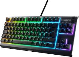 SteelSeries Apex 3 TKL - Kompaktowa Klawiatura RGB do Gier