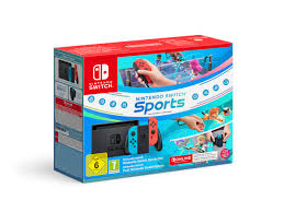 Nintendo Switch Neon-Rot/Neon-Blau z Grą Switch Sports + 12 Akcesoriów