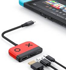 Stacja Dokująca RREAKA 3 w 1 do Nintendo Switch OLED