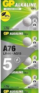 Bateria guzikowa GP 76 A - Alkaliczna