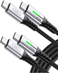 Kabel INIU USB-C 100W PD 5A - 2-pak 6.6 stopy