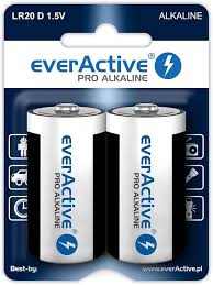 Zestaw Baterii Alkalicznych Everactive Pro D LR20 - 2 Sztuki
