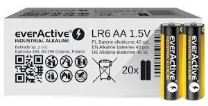 Baterie AA Pro EverActive Alkaliczne Mignon LR6