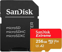 Karta Pamięci SanDisk Extreme 256GB microSD - Czerwona