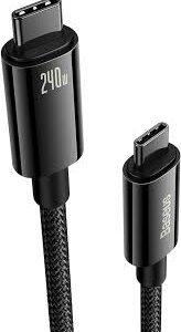 Baseus Kabel USB C 240W do Szybkiego Ładowania