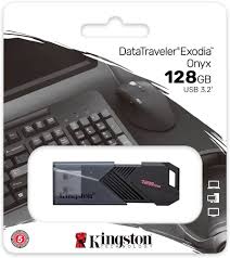 Kingston DataTraveler Exodia Onyx 128GB - Pamięć Flash USB 3.2 Gen