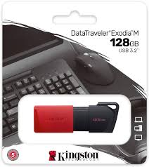 Pendrive Kingston Datatraveler Exodia 128GB - Czarny