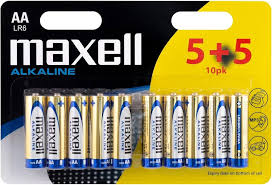 Baterie Alkaliczne Maxell AA LR6 MN 1500 - 10 Sztuk