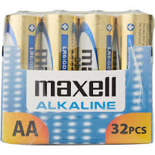 Baterie alkaliczne Maxell LR6 AA 32 szt. w opakowaniu