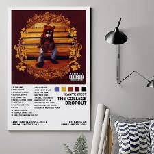 Plakat MaYNuo Kanye West z lat 90. - Sztuka Ścienna