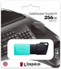 Pendrive Kingston DTXM 256GB - Czarny/Niebieski
