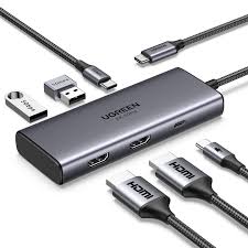 UGREEN Stacja Dokująca USB C z Podwójnym HDMI