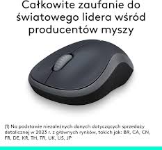 Mysz Logitech M185 Szaro-Czarna 2