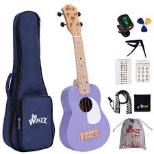 Winzz Ukulele Sopranowe z Akcesoriami - Idealne dla Dzieci i Początkujących
