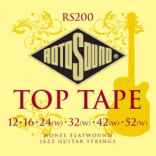 Struny Rotosound Jazztop Tape Flatwound 12-52 do Gitary Elektrycznej