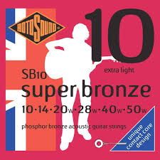 Struny Rotosound SUPER BRONZE do Gitary Akustycznej 6-str. SB10