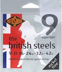 Rotosound British Steels BS9 - Struny 6-strunowe Super Light 9-42