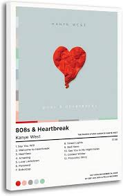 Plakat Kanye West - 808s & Heartbreak