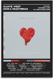 Plakat BATTTX Kanye West - Złamane Serce z Lat 808