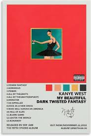 Plakat KrAtoz Terp Kanye West - 'My Beautiful Dark Twisted Fantasy'