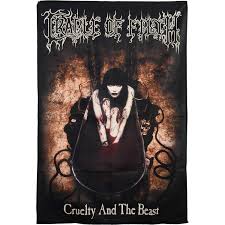 Plakat Tekstylny 'Cruelty and The Beast' - Band Monkey Kolebka Filth