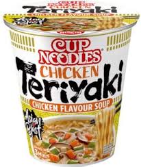 Nissin Cup Noodles Kurczak Teriyaki - 8 sztuk