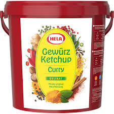 Hela Curry Ketchup Delikat - 10L z Oryginalną Przyprawą