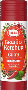 Hela Curry: Ostry Ketchup 6szt (6 x 800 ml)