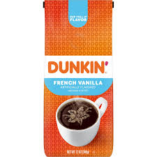 Kawa mielona Dunkin' Donuts o smaku wanilii francuskiej