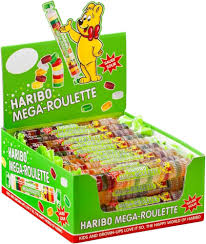 Haribo Mega-Roulette F!zz - Kwaśne Żelki Owocowe 45 g