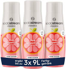 SodaStream Syrop 3 x Różowy Grejpfrut Bez Cukru