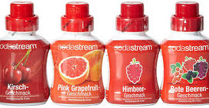 Zestaw 4 syropów owocowych SodaStream