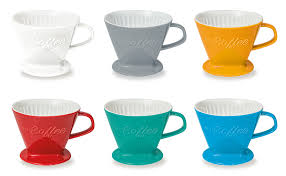 Creano XXL Porcelanowy Filtr do Kawy - Szary Kamień