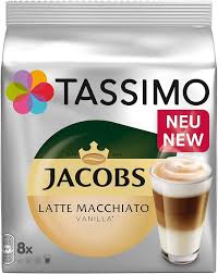 Kapsułki TASSIMO Latte Macchiato Waniliowe - 5 Opakowań